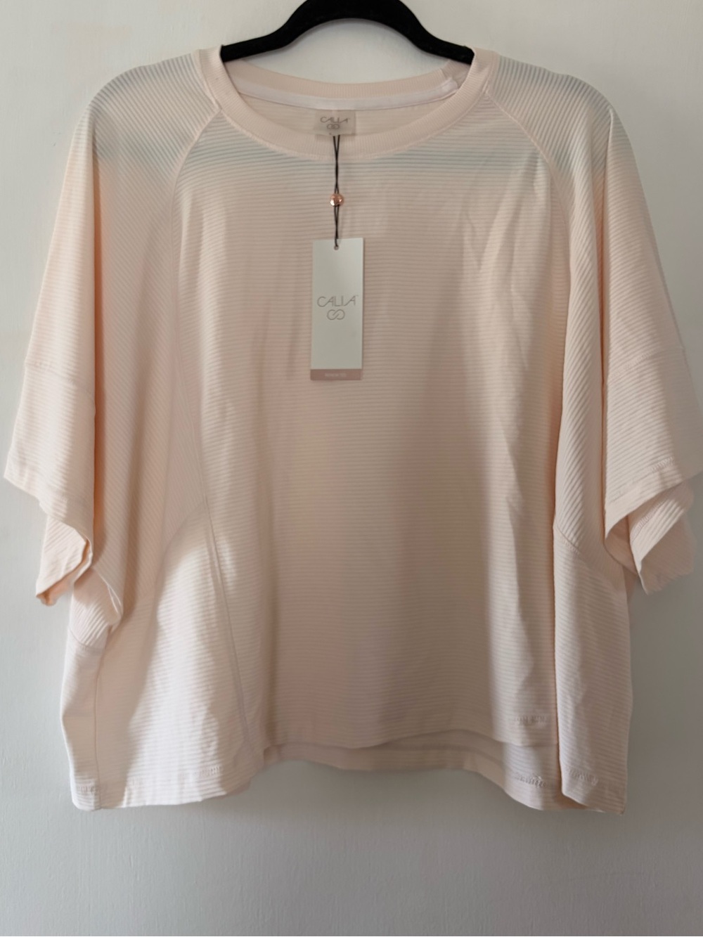 CALIA by Carrie Underwood Faded Pink Oversized Renew Boxy Tee Large